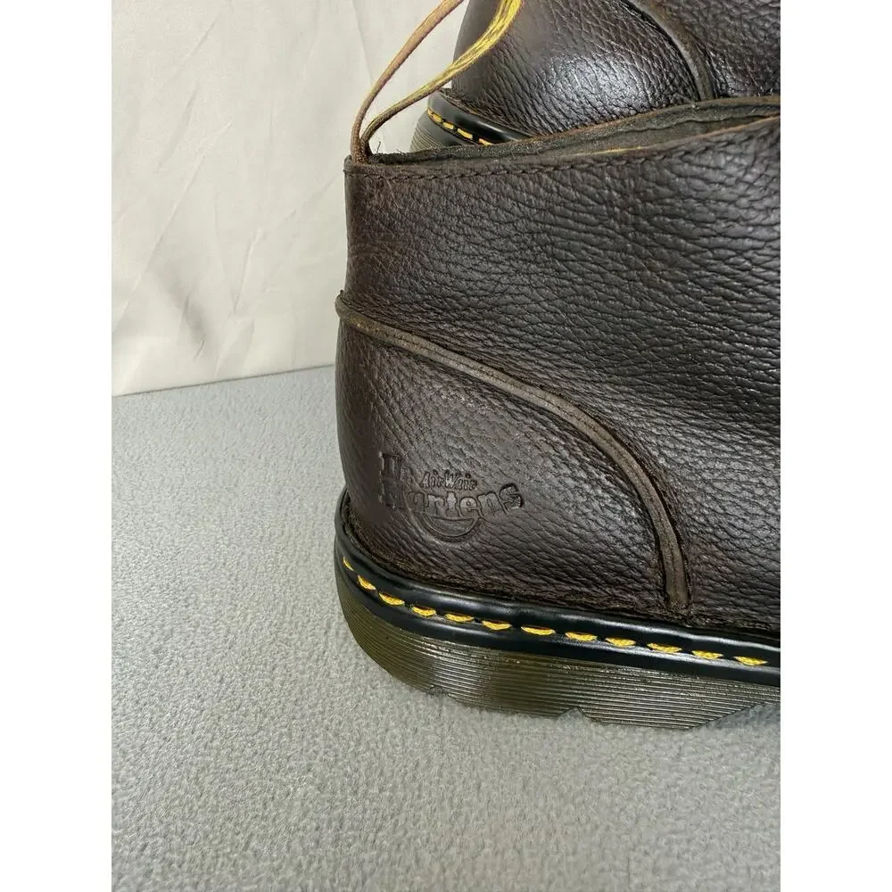 Dr. Martens AirWair Sussex Brown Pebble Leather Chukka Boots Men’s Size 12 - Picture 10 of 14